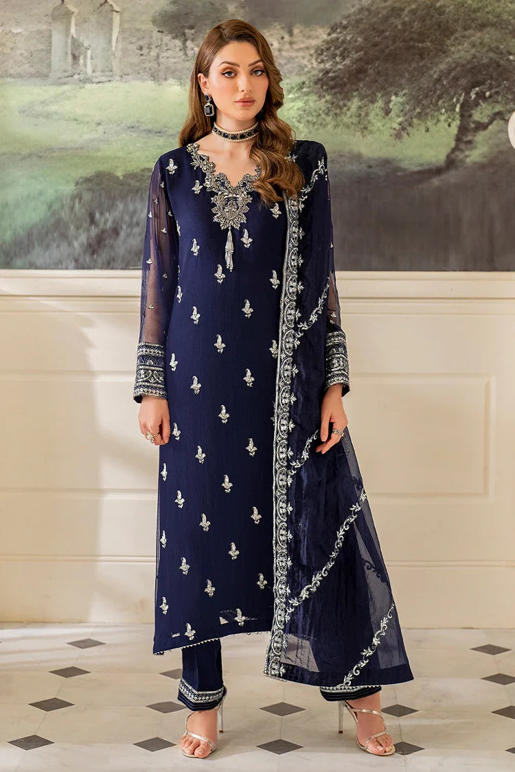 Picture of Fozia Khalid - Unstitched Chiffon Collection - Lune - LFP-1110 - Available at Raja Sahib