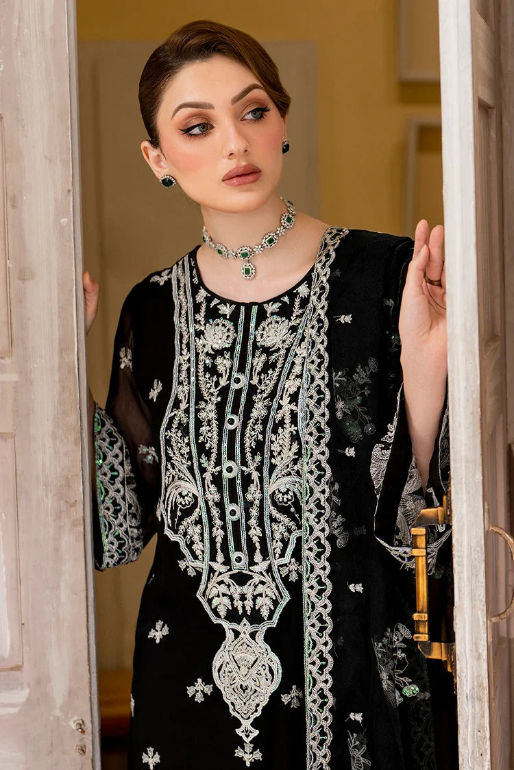 Picture of Fozia Khalid - Unstitched Chiffon Collection - Delia  - LFP-1113 - Available at Raja Sahib