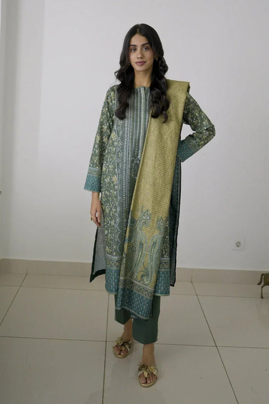 Picture of La Rosaa - Khaddar RTW Collection - Gianna - 3PC - Available at Raja Sahib