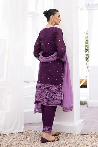 Picture of Emeralds - Embroidered Lawn Festive Pret - Lavender - Available at Raja Sahib