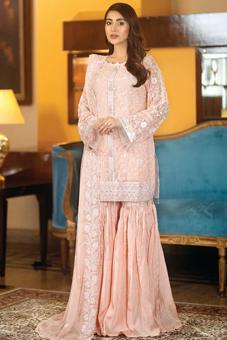 Picture of Ghonche - Festive Collection - Pink Mondial Lux-04 - Available at Raja Sahib