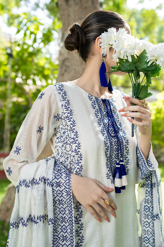 Tasneem Shamim -  Metallique Organza Handmade Tassels - Pristine