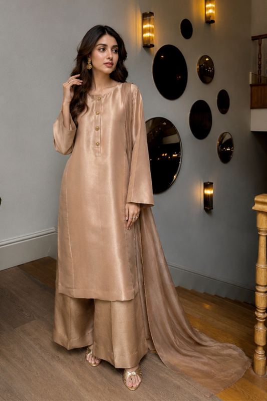 Maahe Studio - Premium Raw Silk - 3 Piece-1