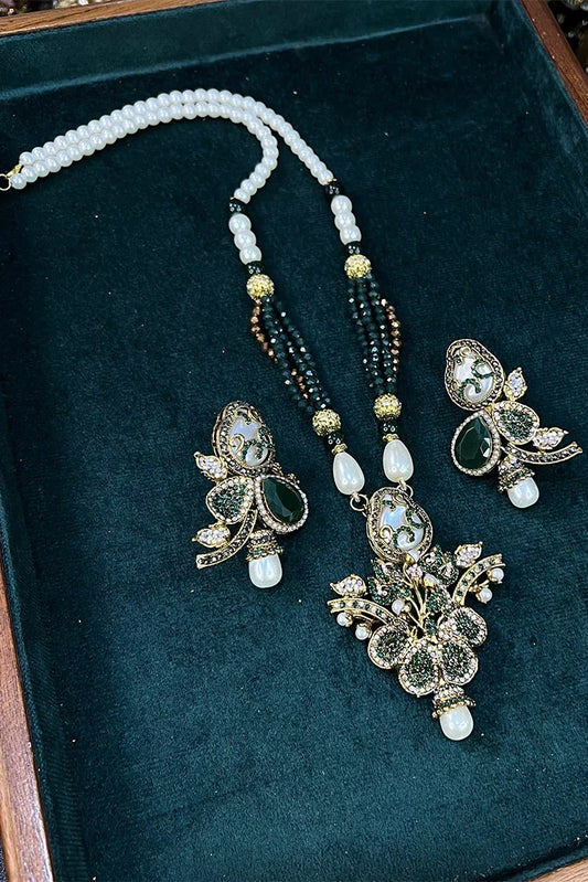 Mairaj Accessories - Aasia Green