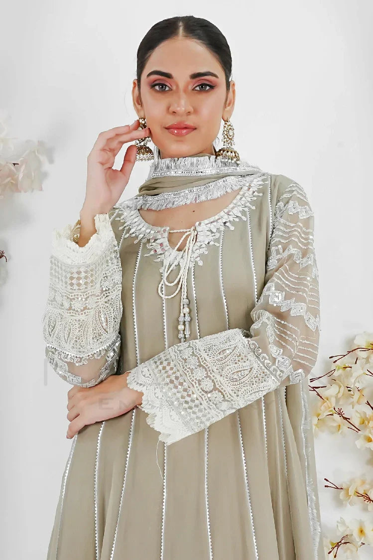 Picture of <!--arb-->Manahils - Kurti 121-Crimson Glow- Light Brown - Available at Raja Sahib