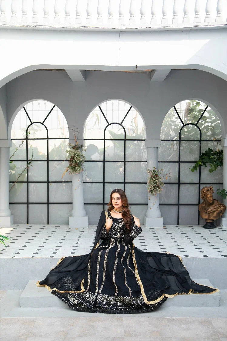 Picture of <!--ats-->Manahils - B 007-Black - Available at Raja Sahib