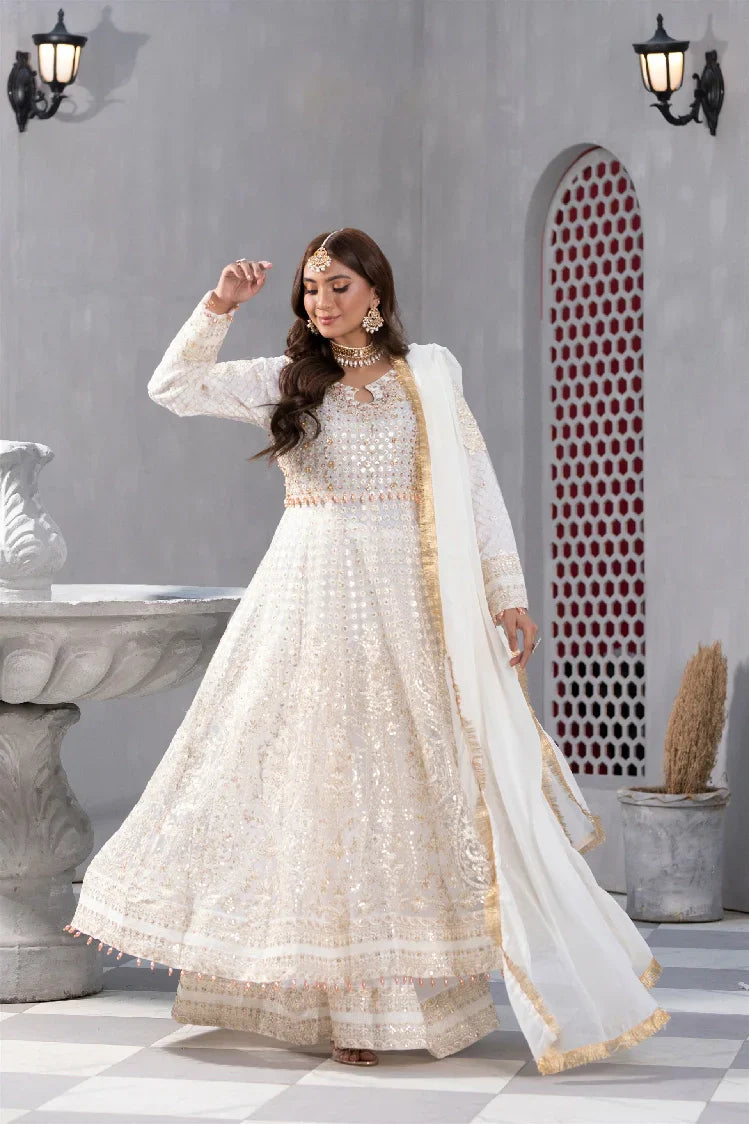 Picture of <!--arv-->Manahils - Kurti-B-002-For The Love Off White - Available at Raja Sahib