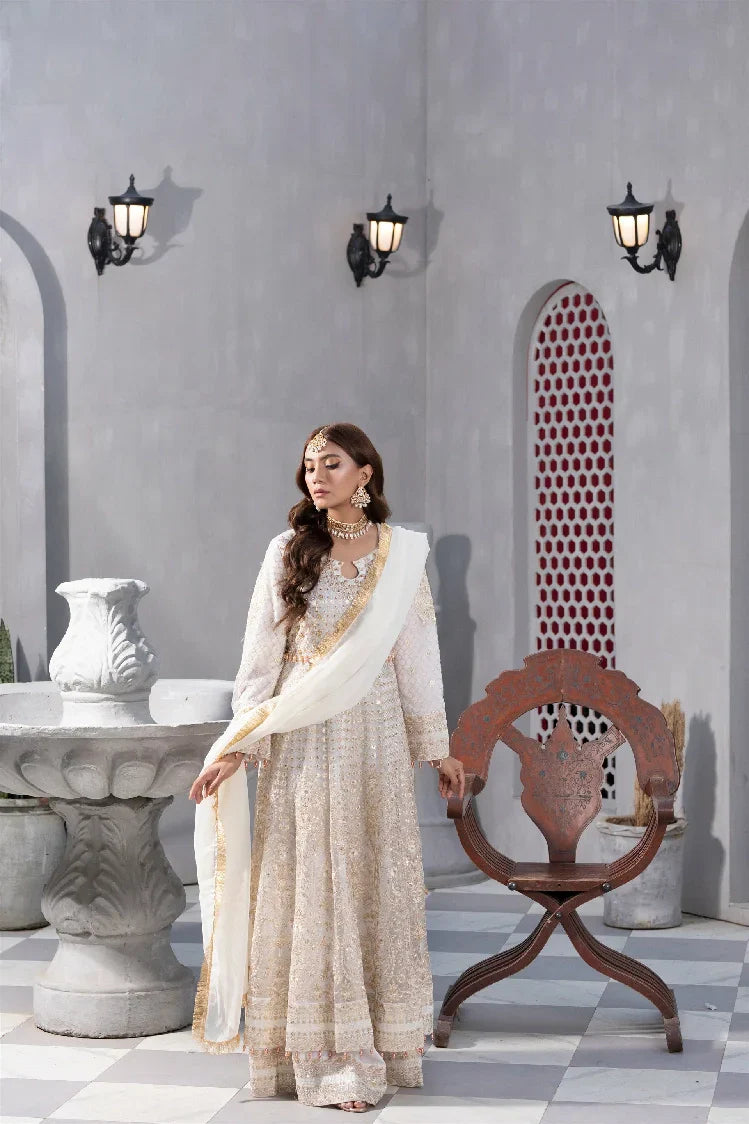 Picture of <!--arv-->Manahils - Kurti-B-002-For The Love Off White - Available at Raja Sahib