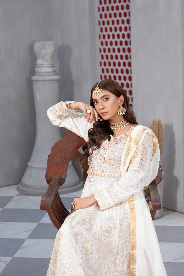 Picture of <!--arv-->Manahils - Kurti-B-002-For The Love Off White - Available at Raja Sahib