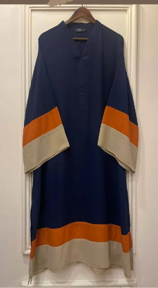 Picture of Manahils - Blue Shirt - Available at Raja Sahib