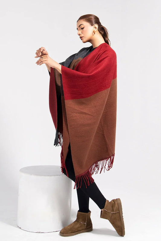 Picture of Manahils - Cape Shawl 18 - Available at Raja Sahib