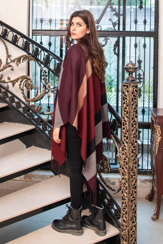 Picture of Manahils - Cape Shawl 49 - Available at Raja Sahib