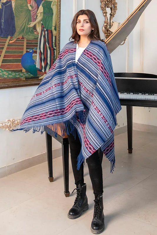 Picture of Manahils - Cape Shawl 56 - Available at Raja Sahib