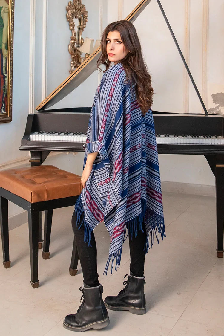 Picture of Manahils - Cape Shawl 56 - Available at Raja Sahib