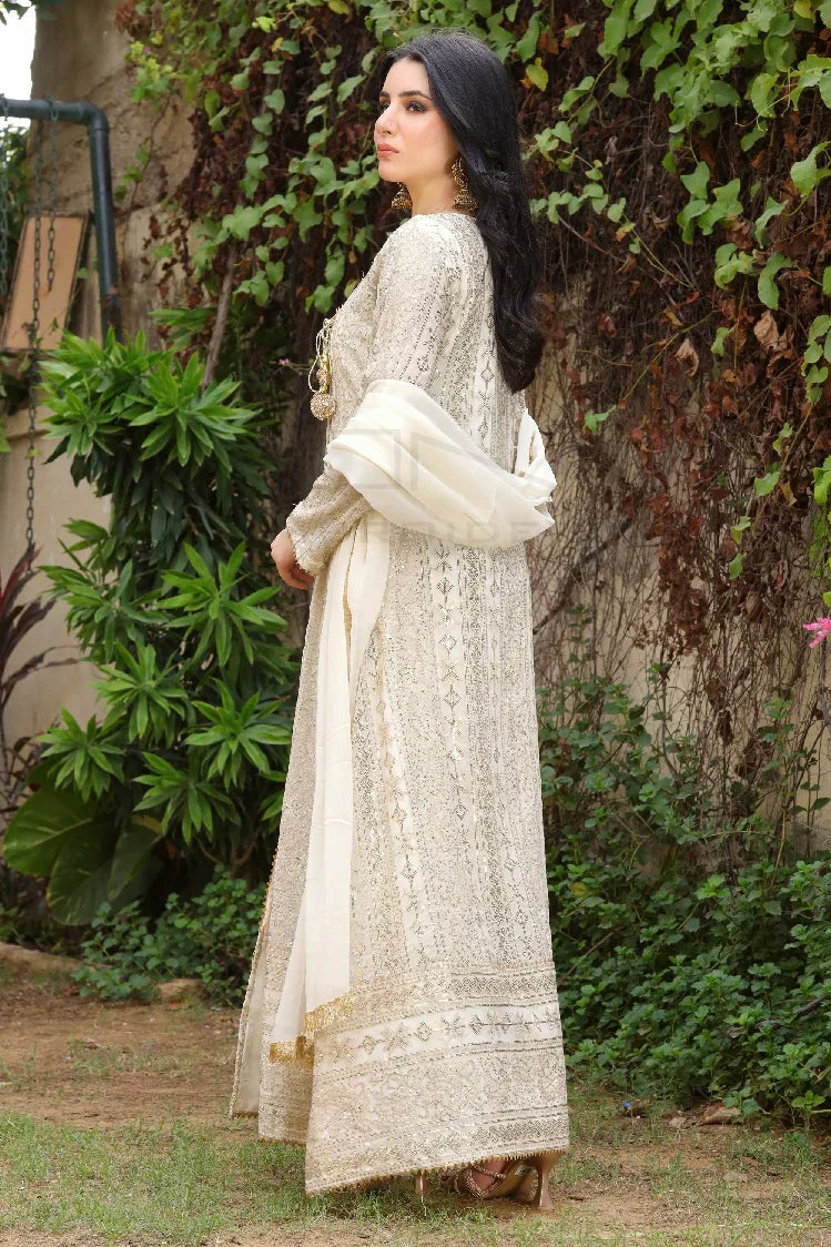 Picture of <!--arg-->Manahils - Kurti 122-Divine- Off White - Available at Raja Sahib