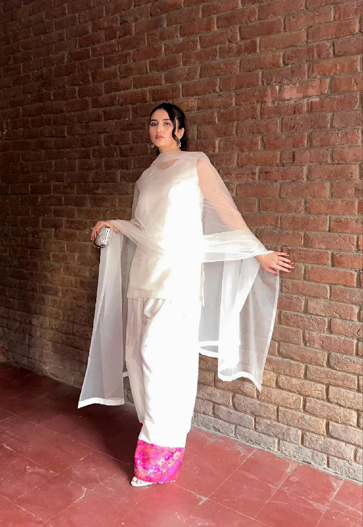 Picture of Manahils - Farshi Shalwar Three Pc(Pay-Now) - Available at Raja Sahib