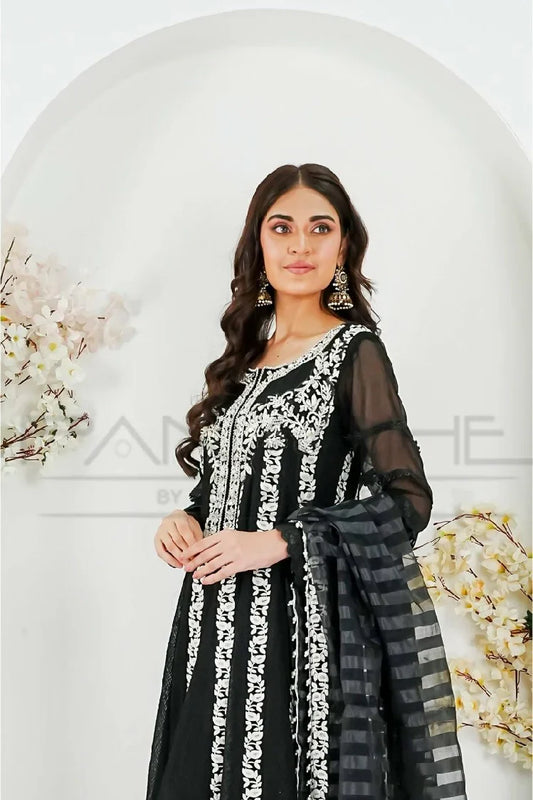 Picture of <!--avh-->Manahils - K-183-Black Grace - Available at Raja Sahib