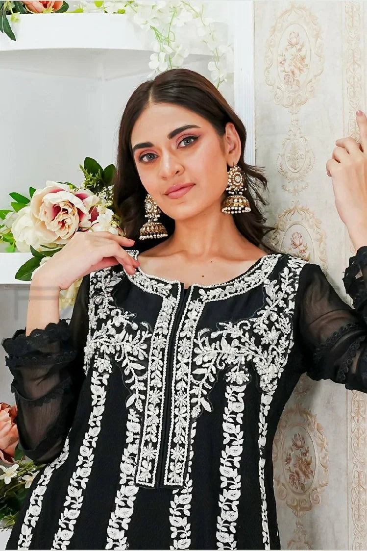 Picture of <!--avh-->Manahils - K-183-Black Grace - Available at Raja Sahib