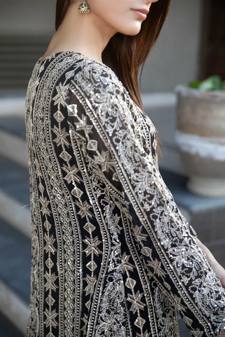 Picture of <!--asw-->Manahils - Kurti 122-Black - Available at Raja Sahib