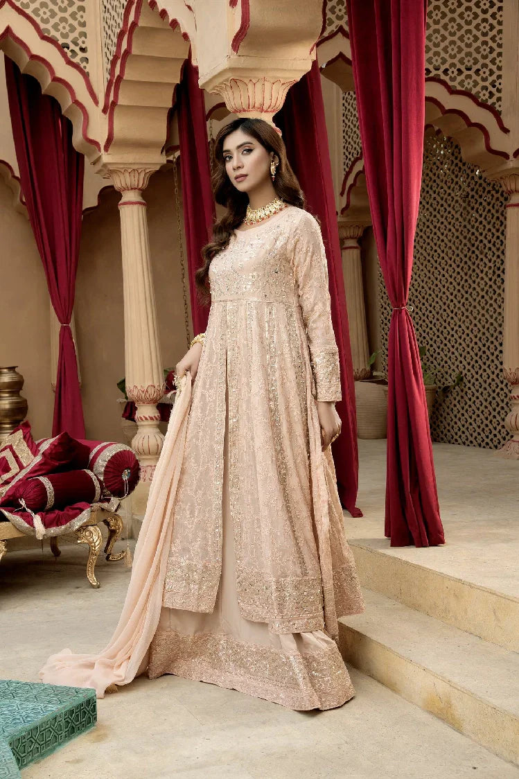 Picture of <!--aso-->Manahils - Kurti-B-007-Peach - Available at Raja Sahib