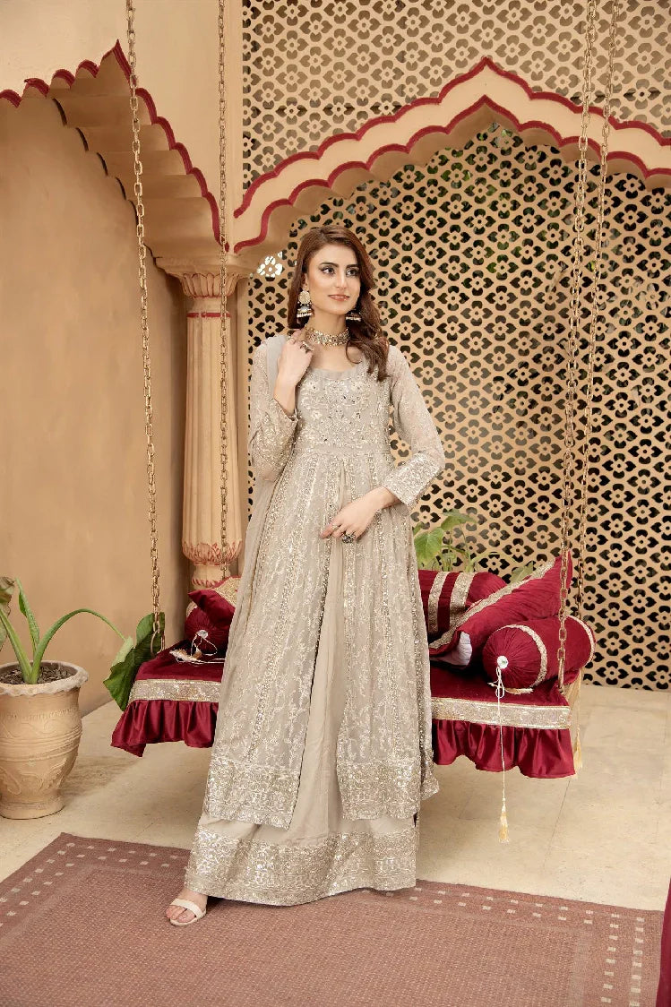 Picture of <!--asm-->Manahils - Kurti-B-007-Sand - Available at Raja Sahib