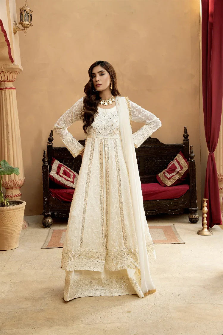 Picture of <!--asq-->Manahils - Kurti-B-007-Off White - Available at Raja Sahib