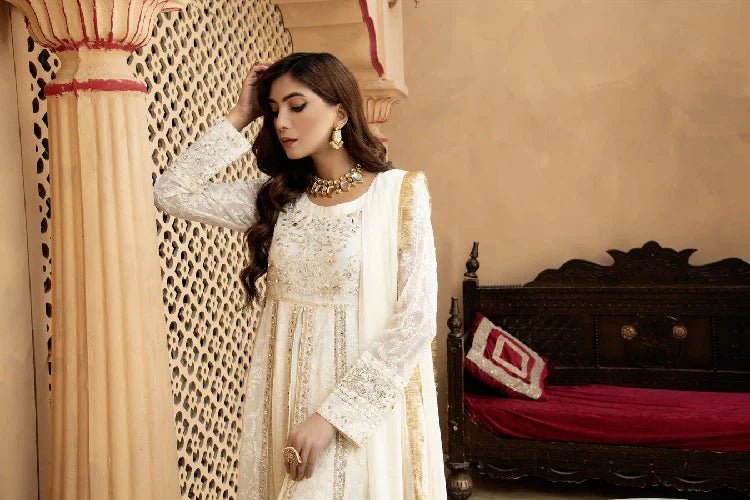Picture of <!--asq-->Manahils - Kurti-B-007-Off White - Available at Raja Sahib
