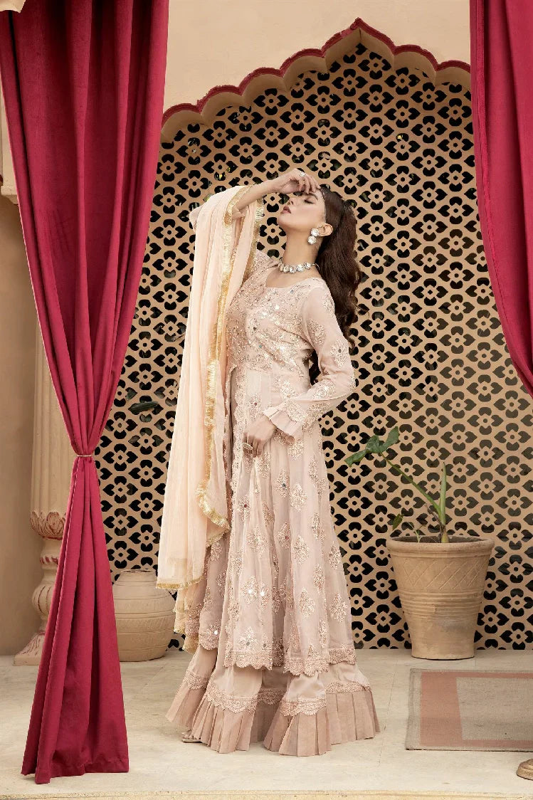 Picture of <!--ask-->Manahils - Kurti-B-006-Peach - Available at Raja Sahib