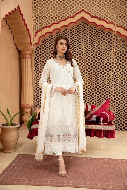 Picture of <!--asr-->Manahils - Angrakha-B-008-Off White - Available at Raja Sahib