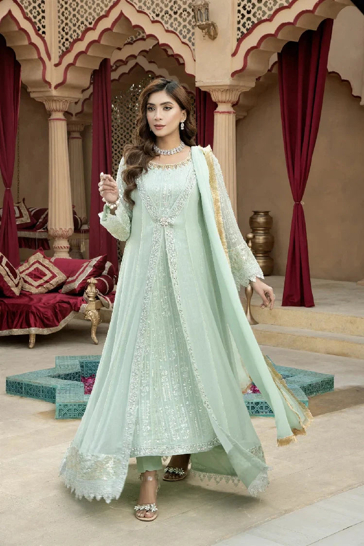 Picture of <!--ase-->Manahils - Kurti-B-005-Aqua - Available at Raja Sahib