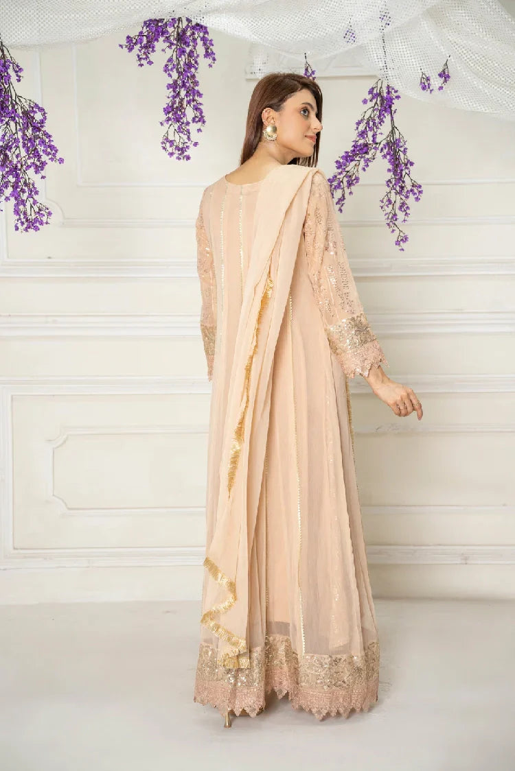 Picture of <!--atk-->Manahils - Kurti-B-005-Peach - Available at Raja Sahib