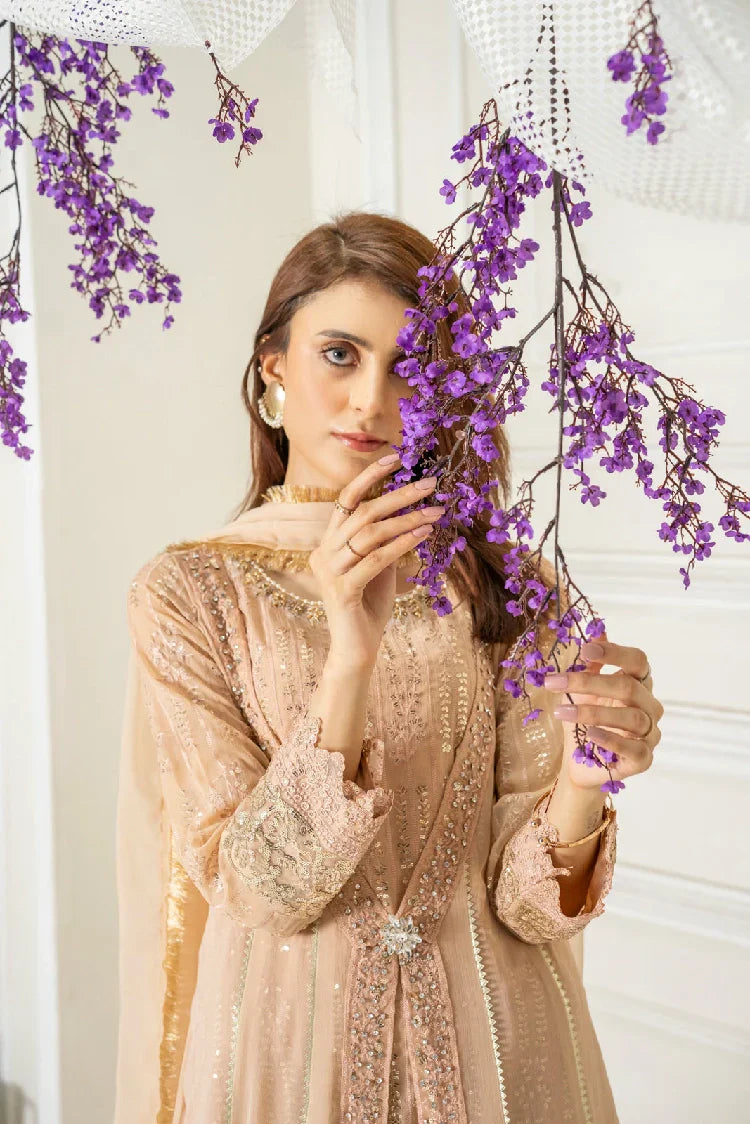 Picture of <!--atk-->Manahils - Kurti-B-005-Peach - Available at Raja Sahib