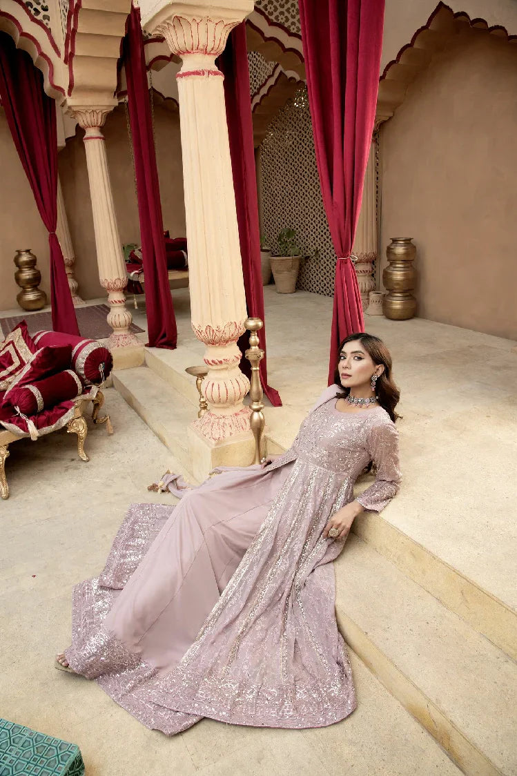 Picture of <!--asp-->Manahils - Kurti-B-007-Lilac - Available at Raja Sahib