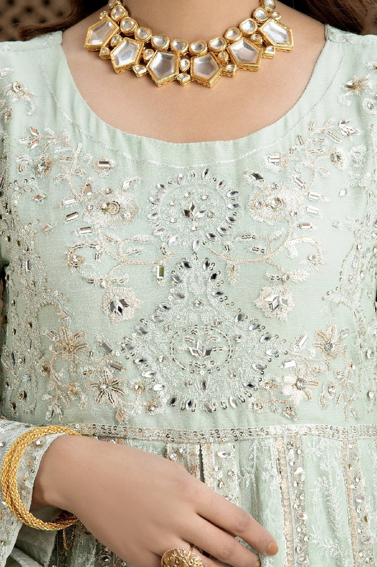 Picture of <!--asn-->Manahils - Kurti-B-007-Aqua - Available at Raja Sahib