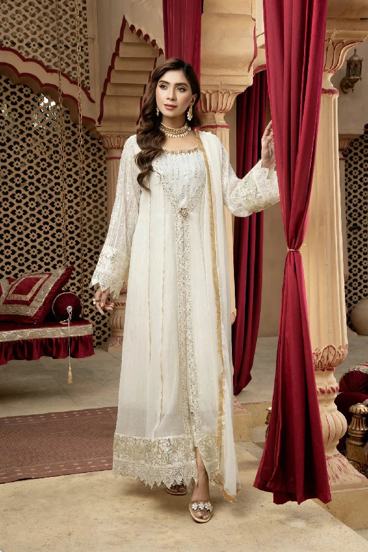 Picture of <!--asd-->Manahils - Kurti-B-005-Off White - Available at Raja Sahib