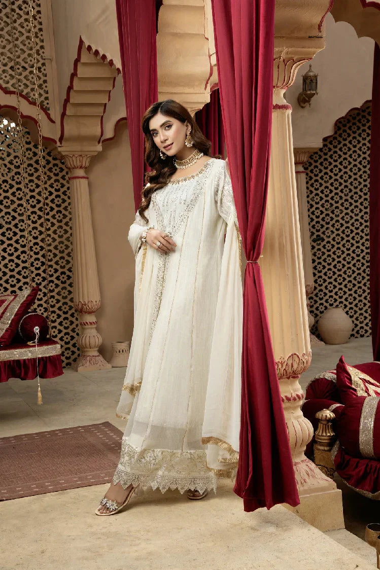 Picture of <!--asd-->Manahils - Kurti-B-005-Off White - Available at Raja Sahib