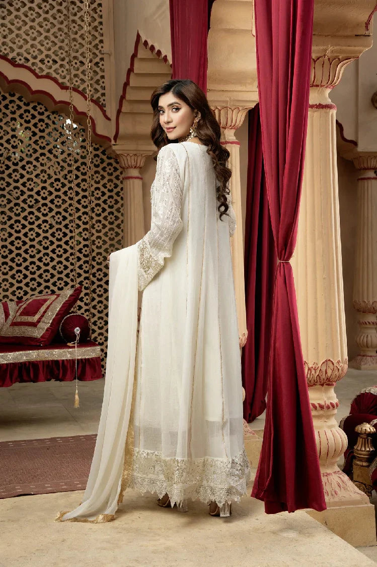Picture of <!--asd-->Manahils - Kurti-B-005-Off White - Available at Raja Sahib