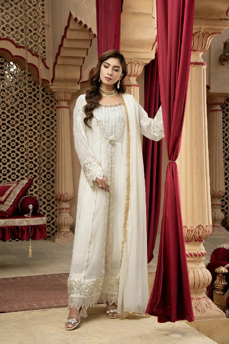 Picture of <!--asd-->Manahils - Kurti-B-005-Off White - Available at Raja Sahib