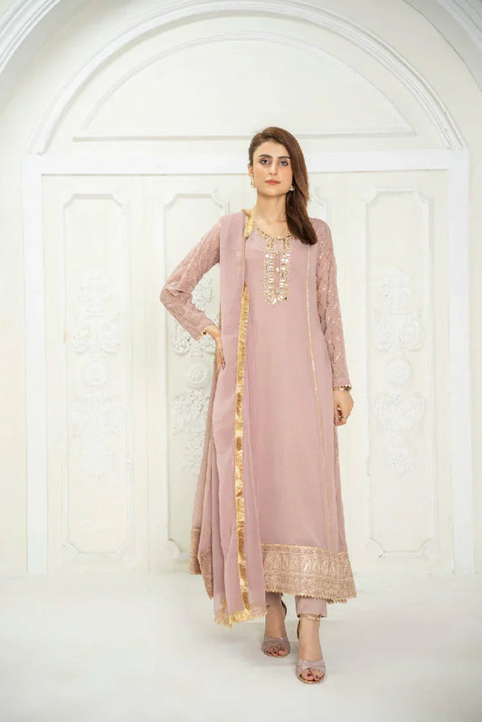 Picture of <!--atl-->Manahils - Kurti 123-Lilac - Available at Raja Sahib