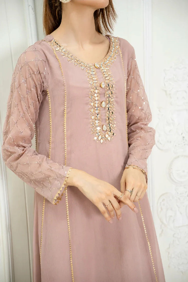 Picture of <!--atl-->Manahils - Kurti 123-Lilac - Available at Raja Sahib