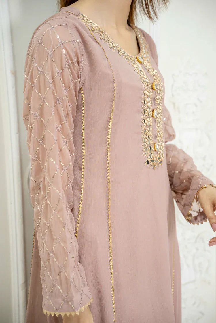Picture of <!--atl-->Manahils - Kurti 123-Lilac - Available at Raja Sahib