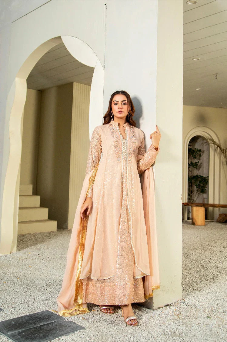 Picture of <!--atu-->Manahils - K-147-Peach - Available at Raja Sahib