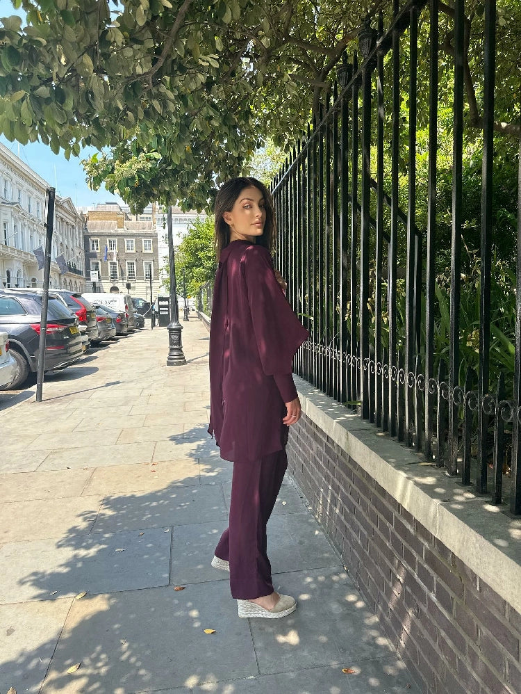 Picture of Manahils - Knot Set Purple - Available at Raja Sahib