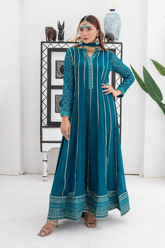 Manahils - Kurti 106-Teal