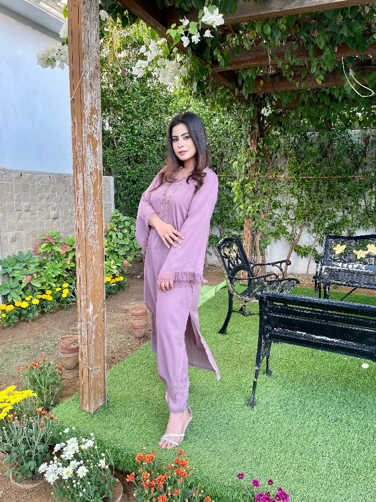 Picture of Manahils - Threaded Love Lalic - Available at Raja Sahib