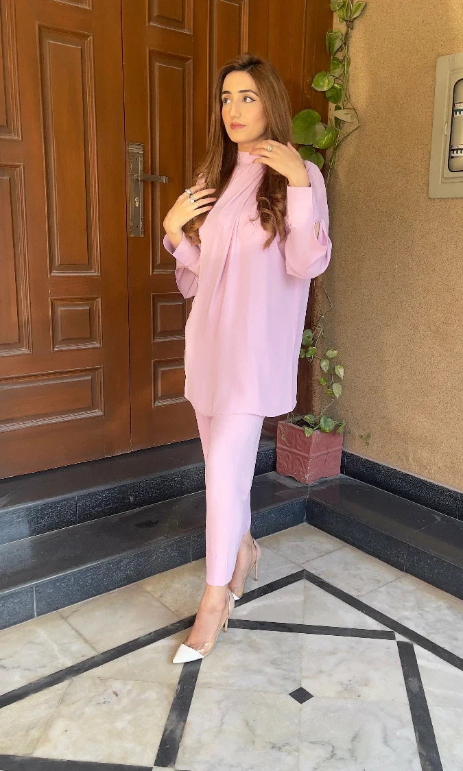 Picture of Manahils - Lilac Knot Set - Available at Raja Sahib