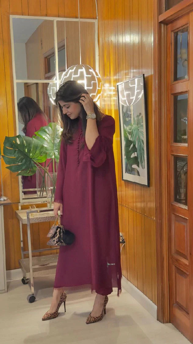 Picture of Manahils - Meera Set (Button+Fringes) - Available at Raja Sahib