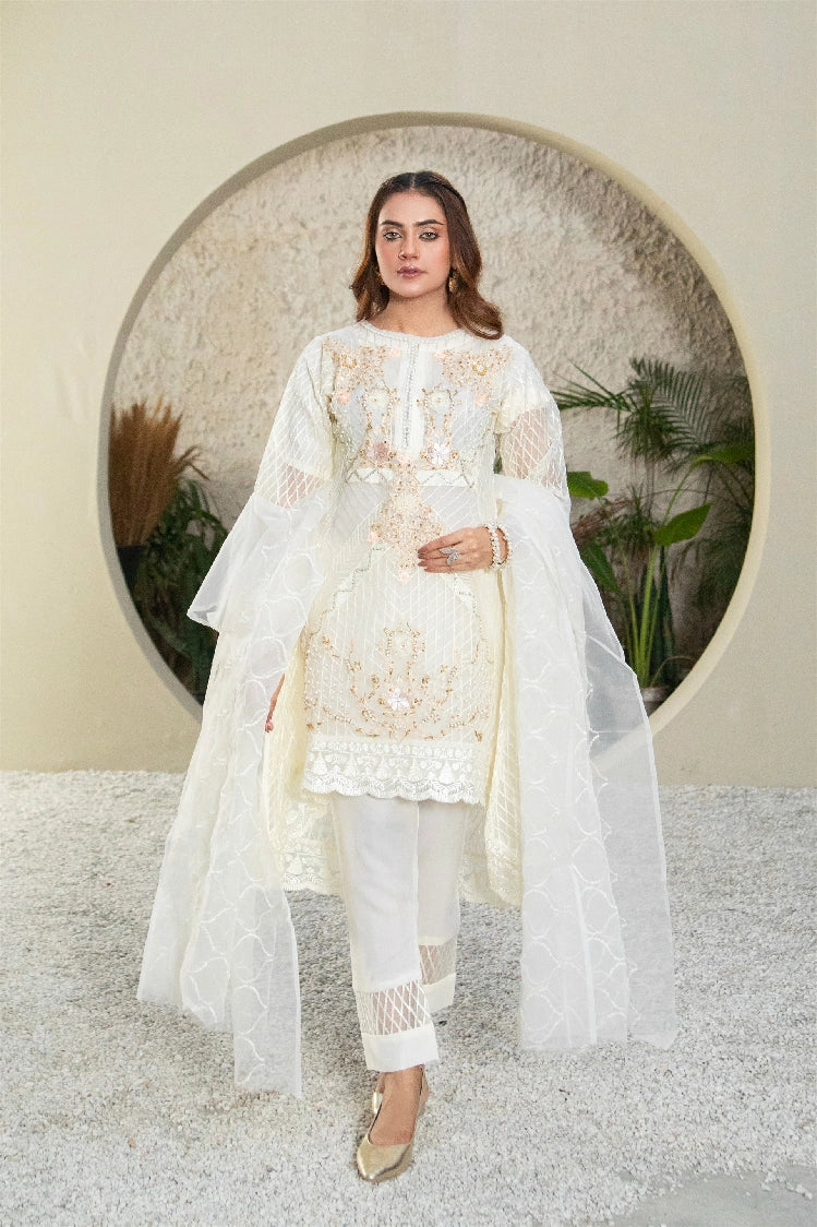 Picture of <!--aua-->Manahils - Mlt-01-Off White - Available at Raja Sahib