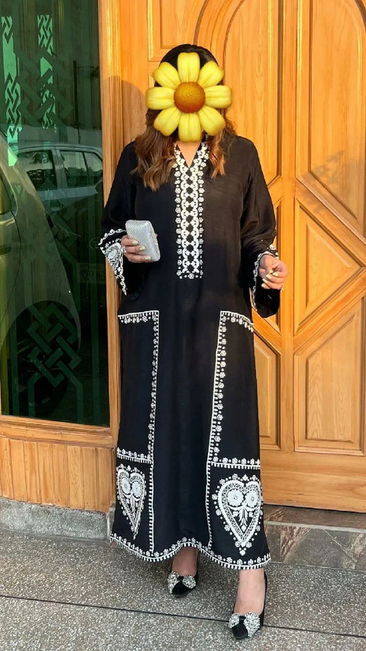 Picture of Manahils - Majestic Spade Raw Silk - Available at Raja Sahib