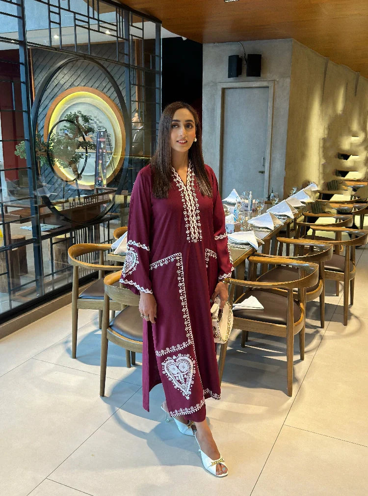 Picture of Manahils - Majestic Spade Georgette Fabric - Available at Raja Sahib